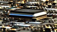 Free Video Footage. 4K. No copyright. CPU. Modern processor. Motherboard._3